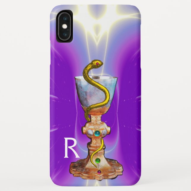 HYGEIA - Arzneimittel, Pharmazie - Monogramm Lila Case-Mate iPhone Hülle (Rückseite)