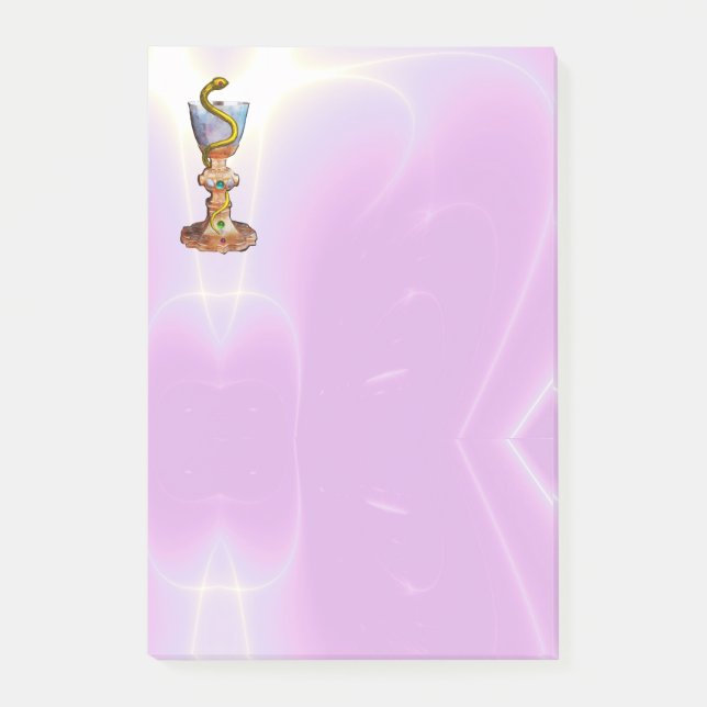 HYGEIA-KÖRPER, ARZNEIMITTEL, ARZNEIMITTEL, Pink Li Post-it Klebezettel (Vorderseite)