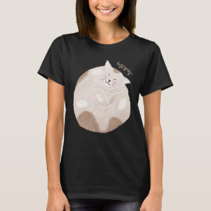 HYGGE Ästhetik KATZE Gemütliche Hausfrau T-Shirt