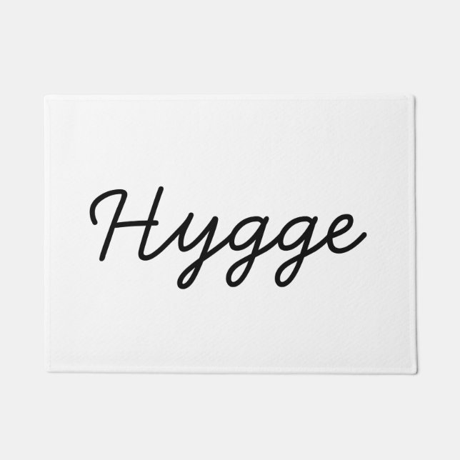 Hygge Black Elegant Fußmatte (Vorderseite)
