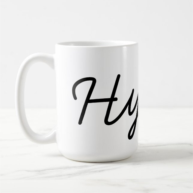 Hygge Black Elegant Kaffeetasse (Links)