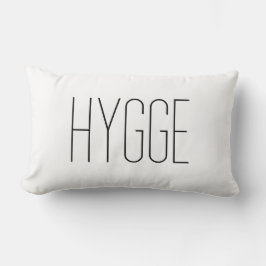 Hygge Black Thin Lendenkissen