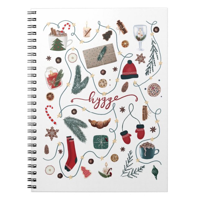 Hygge Christmas Collection Notizblock (Vorderseite)