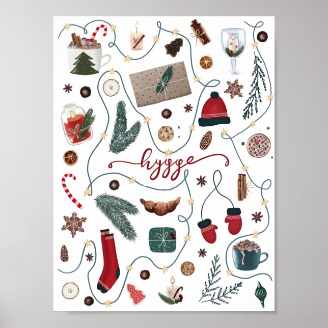 Hygge Christmas Collection Poster (Vorne)