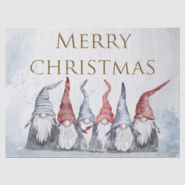 Hygge Christmas Holiday Gnomes Seidenpapier