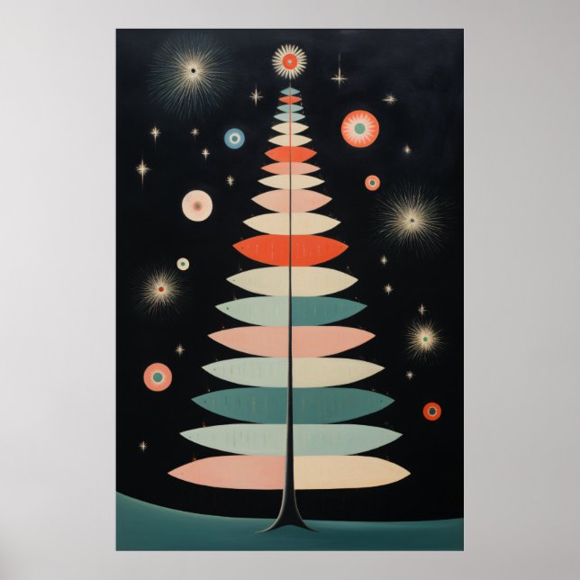 Hygge Christmas Tree Poster (Vorne)