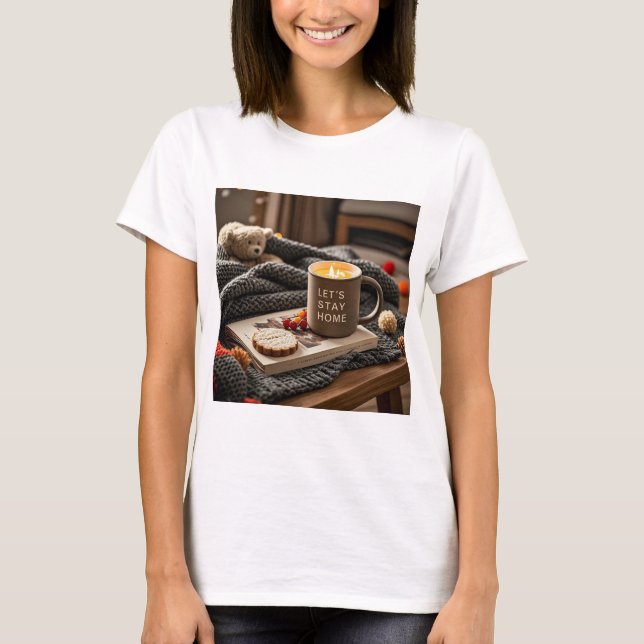 Hygge Cosy Night Celebrate gemütliche Nächte T-Shirt (Vorderseite)