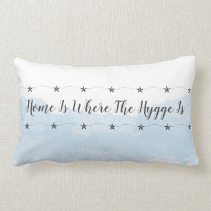Hygge Cosy Zuhause Quote & Brushstrokes Lendenkissen