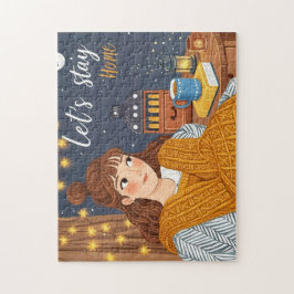 Hygge Cozy Candlelight Night Celebrate Puzzle