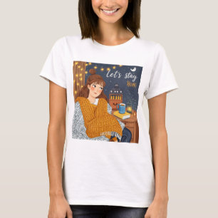 Hygge Cozy Kerzenlicht Nacht Feiern  T-Shirt