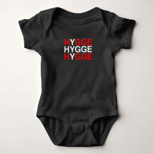 HYGGE Dänische Flagge Baby Strampler
