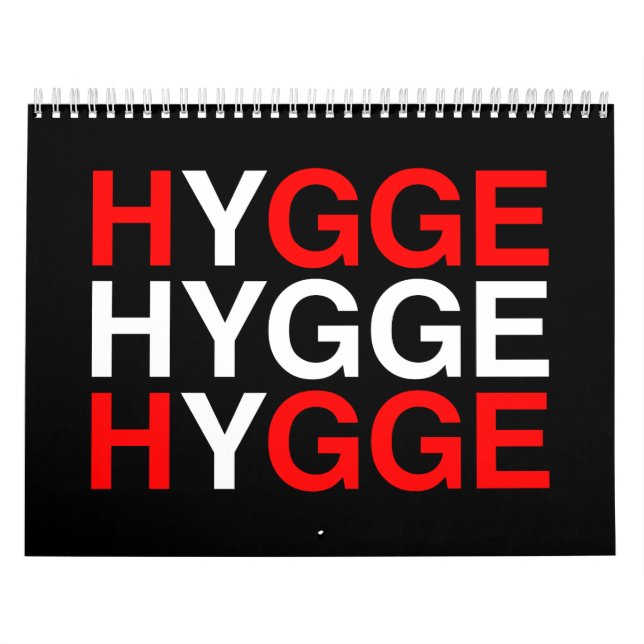 HYGGE Dänische Flagge Kalender (Titelbild)