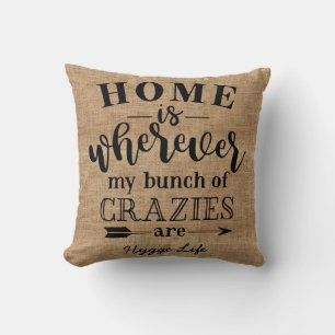 Hygge-Dekor - Zuhause, wo immer meine Kreativität Kissen