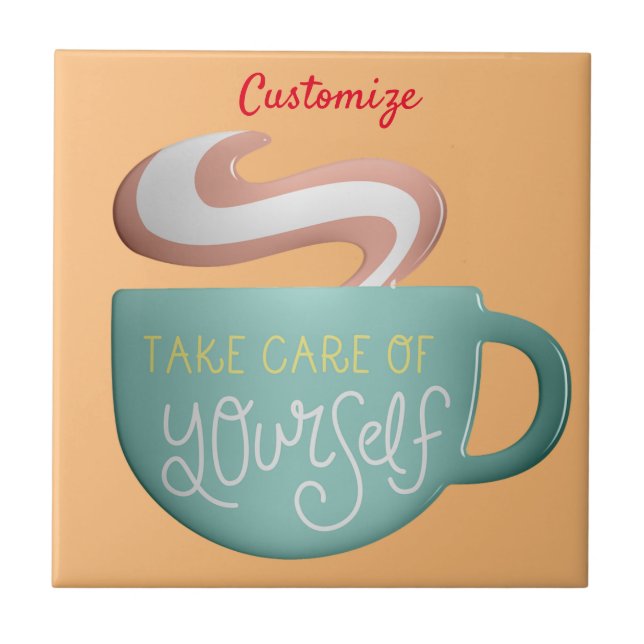 Hygge Drink Self-Care Thunder_Cove   Fliese (Vorderseite)