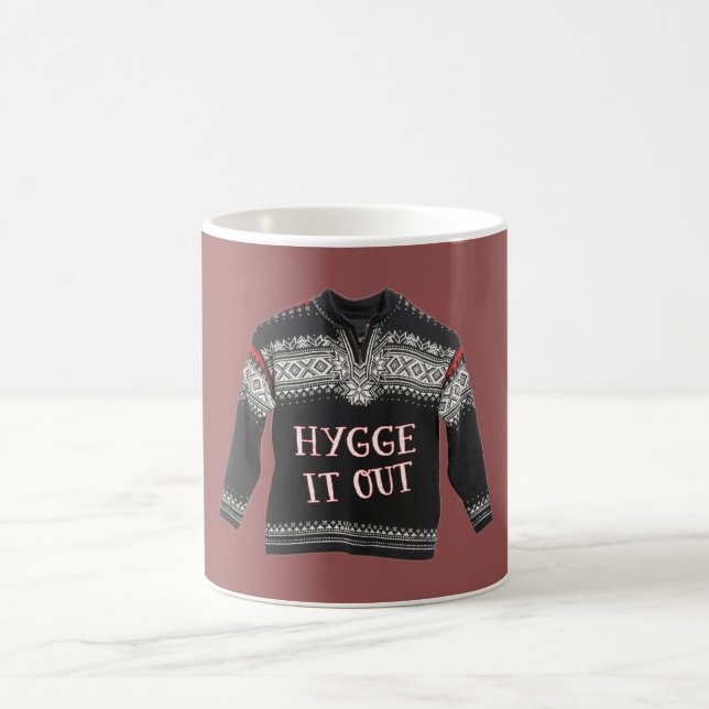 HYGGE ES HERAUS (rote Tasse) Tasse (Mittel)