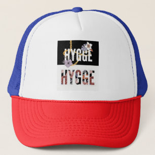 HYGGE Floral T - Shirt - Gemütliche nordische Ästh Truckerkappe
