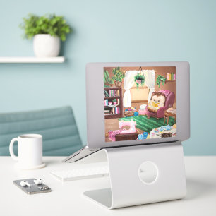 Hygge Igel Aufkleber