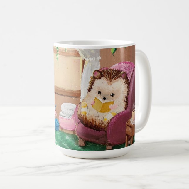 Hygge Igel Kaffeetasse (VorderseiteRechts)