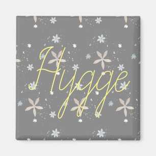 Hygge Snow Blume Magnet