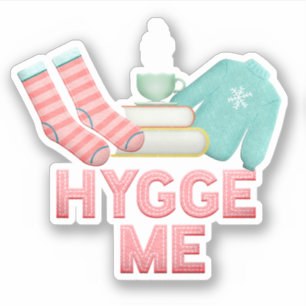 Hygge Time Aufkleber