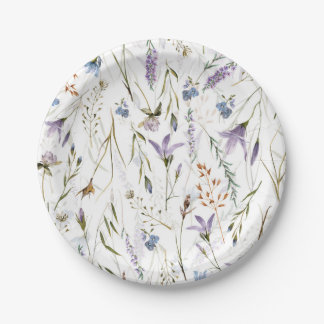 Hygge Wildblumen Meadow Pappteller