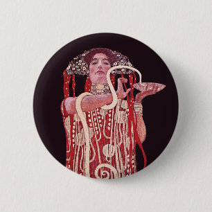 Hygieia von Gustav Klimt Button