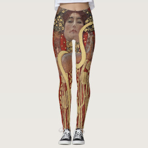 Hygieia von Gustav Klimt, Vintager Jugendstil Leggings
