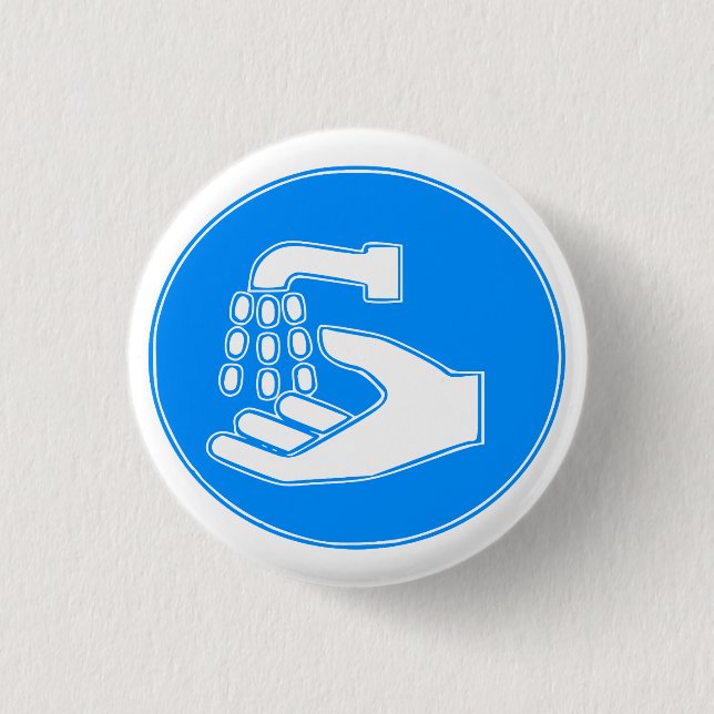 Hygiene Button (Vorderseite)