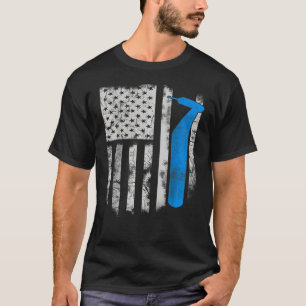 Hygienist Gift Dental Tool Flag Amerika Geschenk f T-Shirt