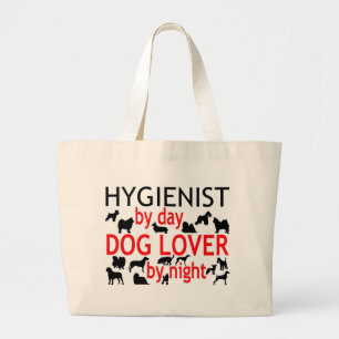 Hygienist Hund Lover Jumbo Stoffbeutel
