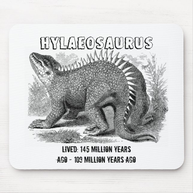 Hylaeosaurus Dinosaur Mousepad (Vorne)