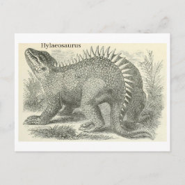 Hylaeosaurus Dinosaurier Illustration Postkarte