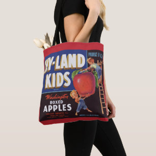 Hyland Kids Washington Apples-Label aus den 1950er