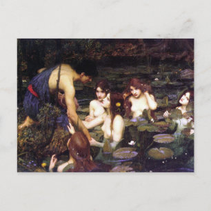 Hylas und die Nymphen von John William Waterhouse Postkarte
