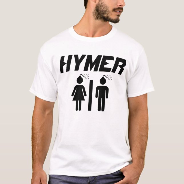 Hymer Weiß-Bombe T-Shirt (Vorderseite)