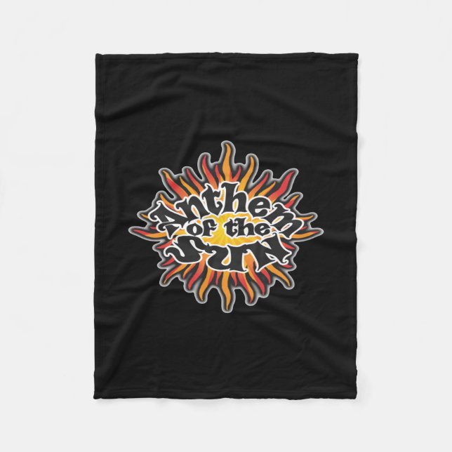 Hymne des Sun - Hymnendecke Fleecedecke (Vorderseite)