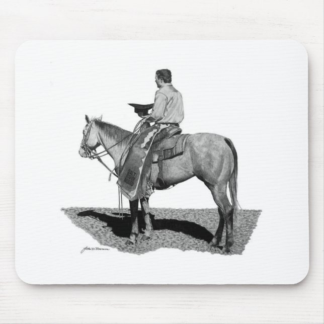 Hymnen-Cowboy Mousepad (Vorne)