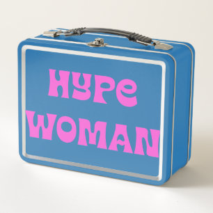 Hype-Frau. Sie verdienen es, bezahlt zu werden! Lu Metall Brotdose