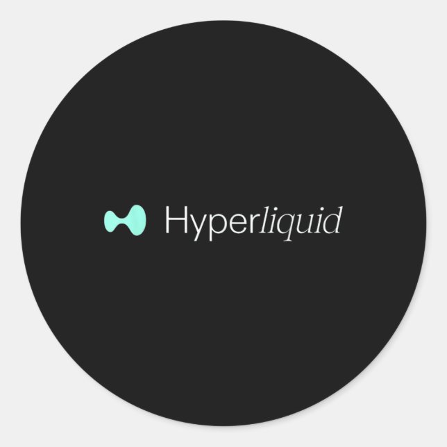 Hype Hyperliquid Kaspa Cardano Virtuals Solana Kry Runder Aufkleber (Vorderseite)