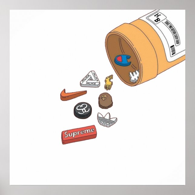 Hypebeast-Streetwear-Sarkastik Poster (Vorne)