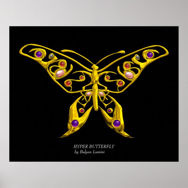 HYPER BUTTERFLY POSTER (Vorne)