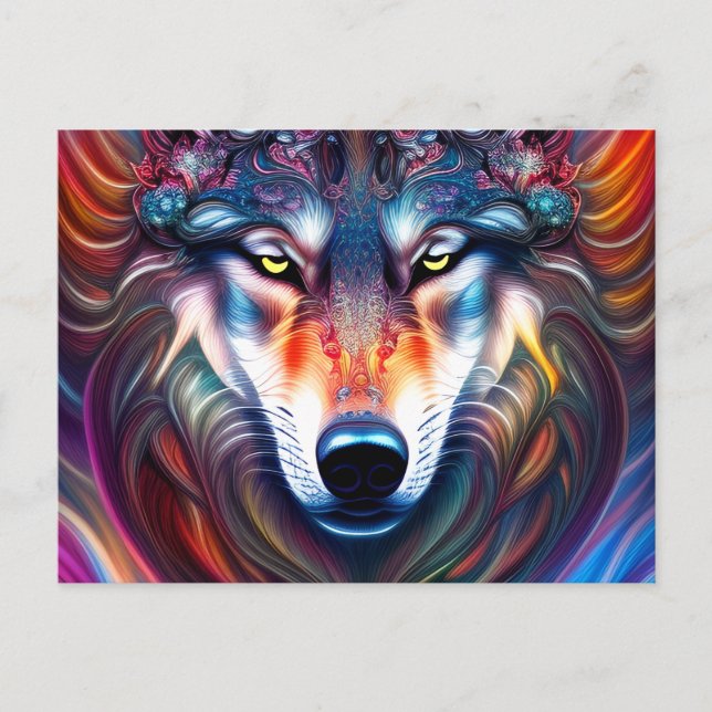 Hyper-Detaillierte realistische schöne Grafik Postkarte (Vorderseite)