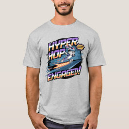 Hyper Hop Verlobt - Retro Gamer Bunny Speed Boost T-Shirt