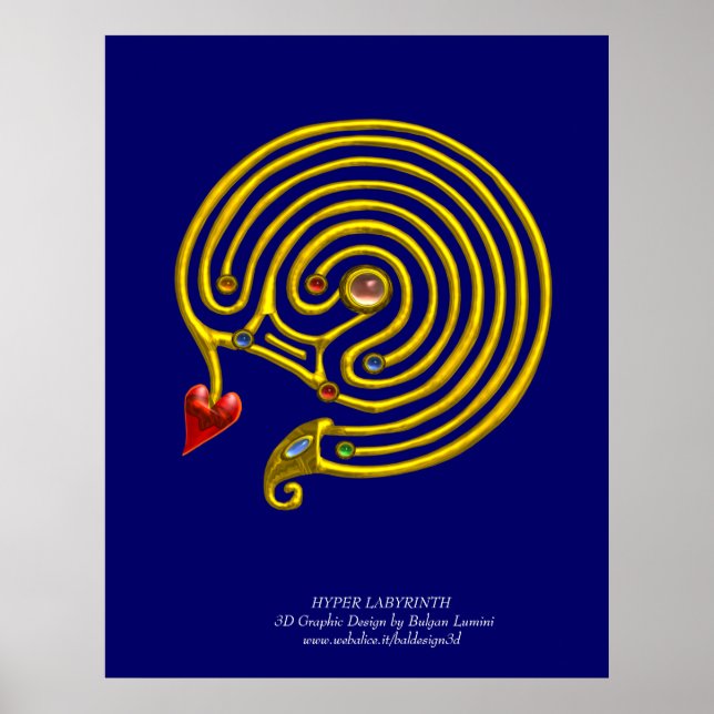 HYPER LABYRINTH POSTER (Vorne)