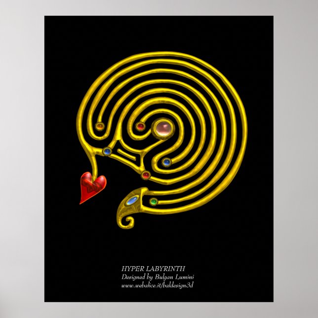 HYPER LABYRINTH POSTER (Vorne)