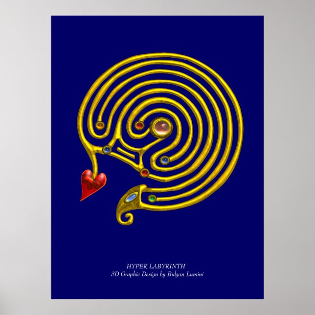 HYPER LABYRINTH POSTER (Vorne)