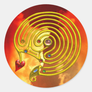 HYPER LABYRINTH RUNDER AUFKLEBER