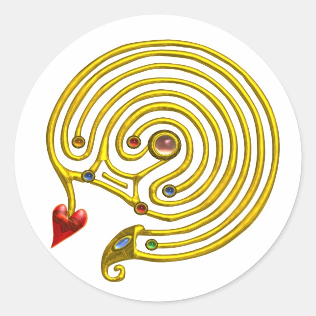 HYPER LABYRINTH RUNDER AUFKLEBER (Vorderseite)