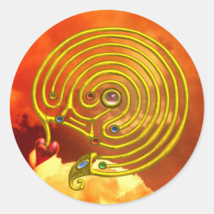 HYPER LABYRINTH RUNDER AUFKLEBER