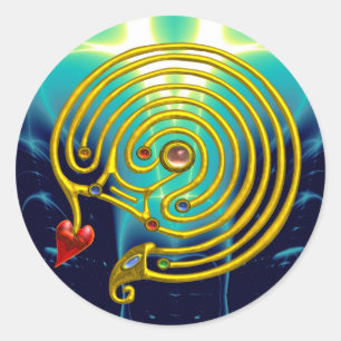 HYPER LABYRINTH RUNDER AUFKLEBER